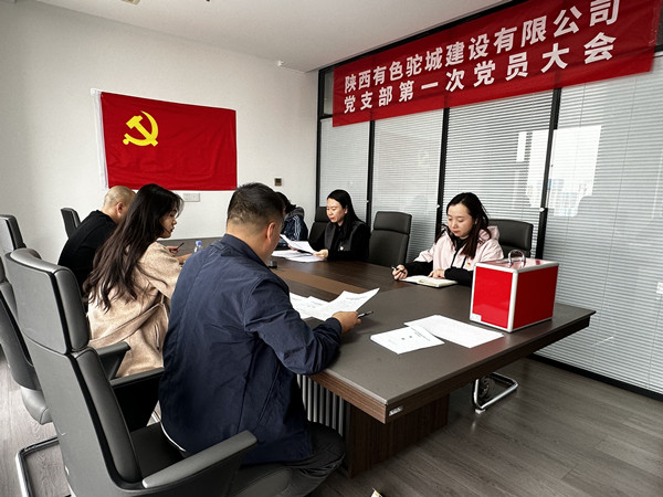 凝心聚力啟新程，有色駝城黨支部正式成立！